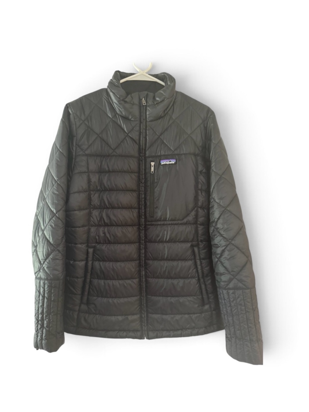 Patagonia Women's Black Quilted Puffer Jacket XL